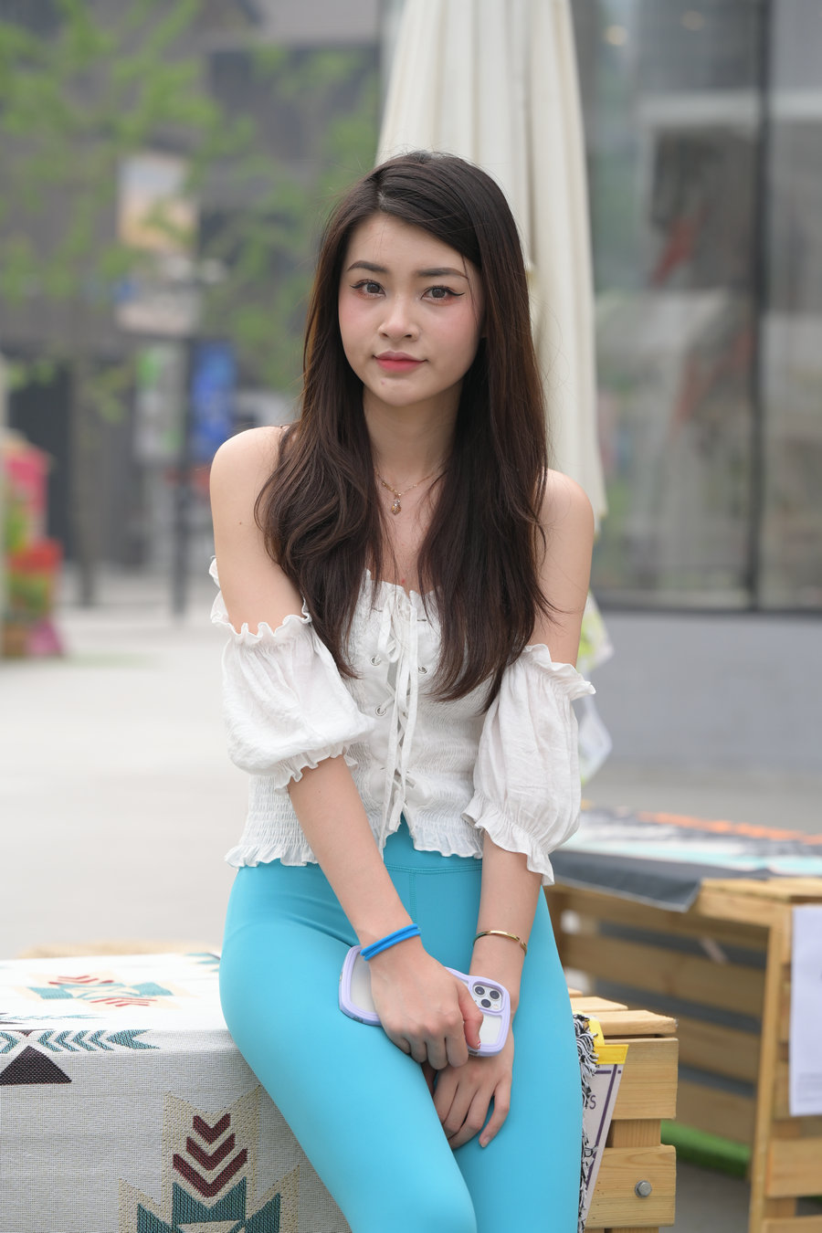 图片[2]-蓝色瑜伽裤漂亮女孩 J3299 769P-12.9GB-虎哥图库