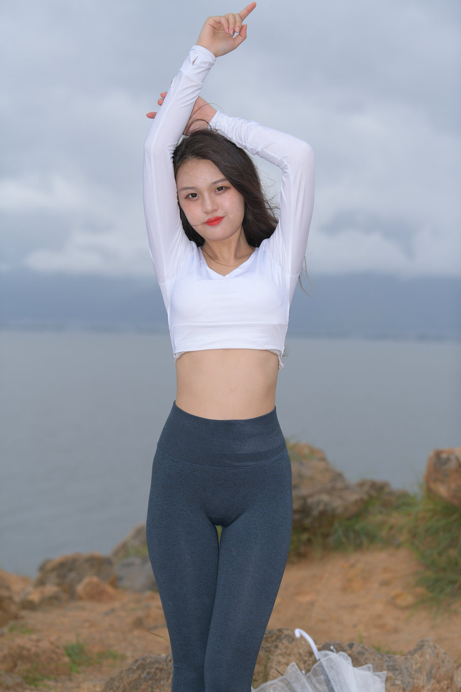 图片[2]-深蓝色瑜伽裤甜美女孩 J1320 514P2V-17.5GB-虎哥图库