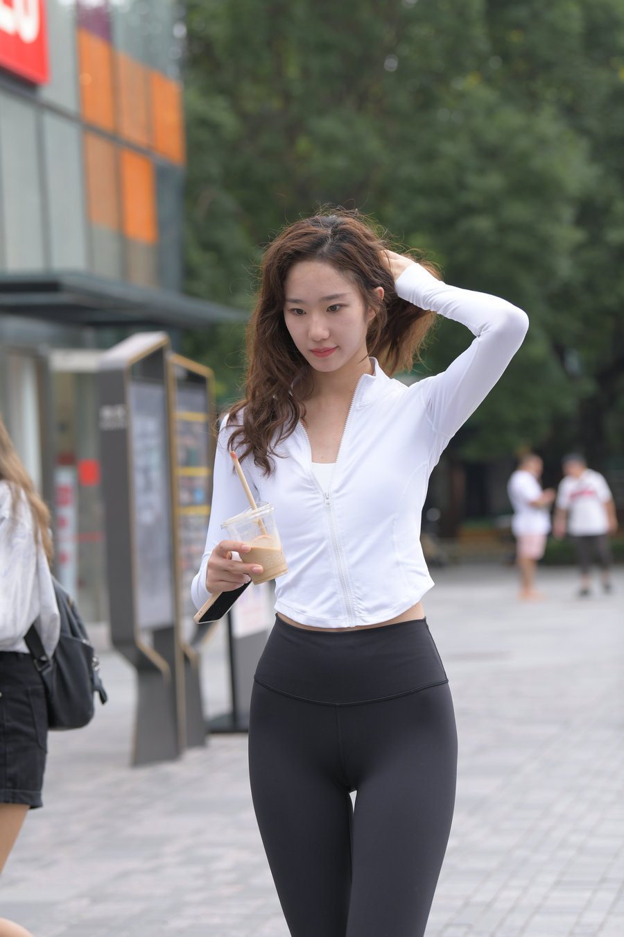 图片[3]-像刘亦菲的黑色瑜伽裤女孩J2237 340P1V-14.8GB-虎哥图库