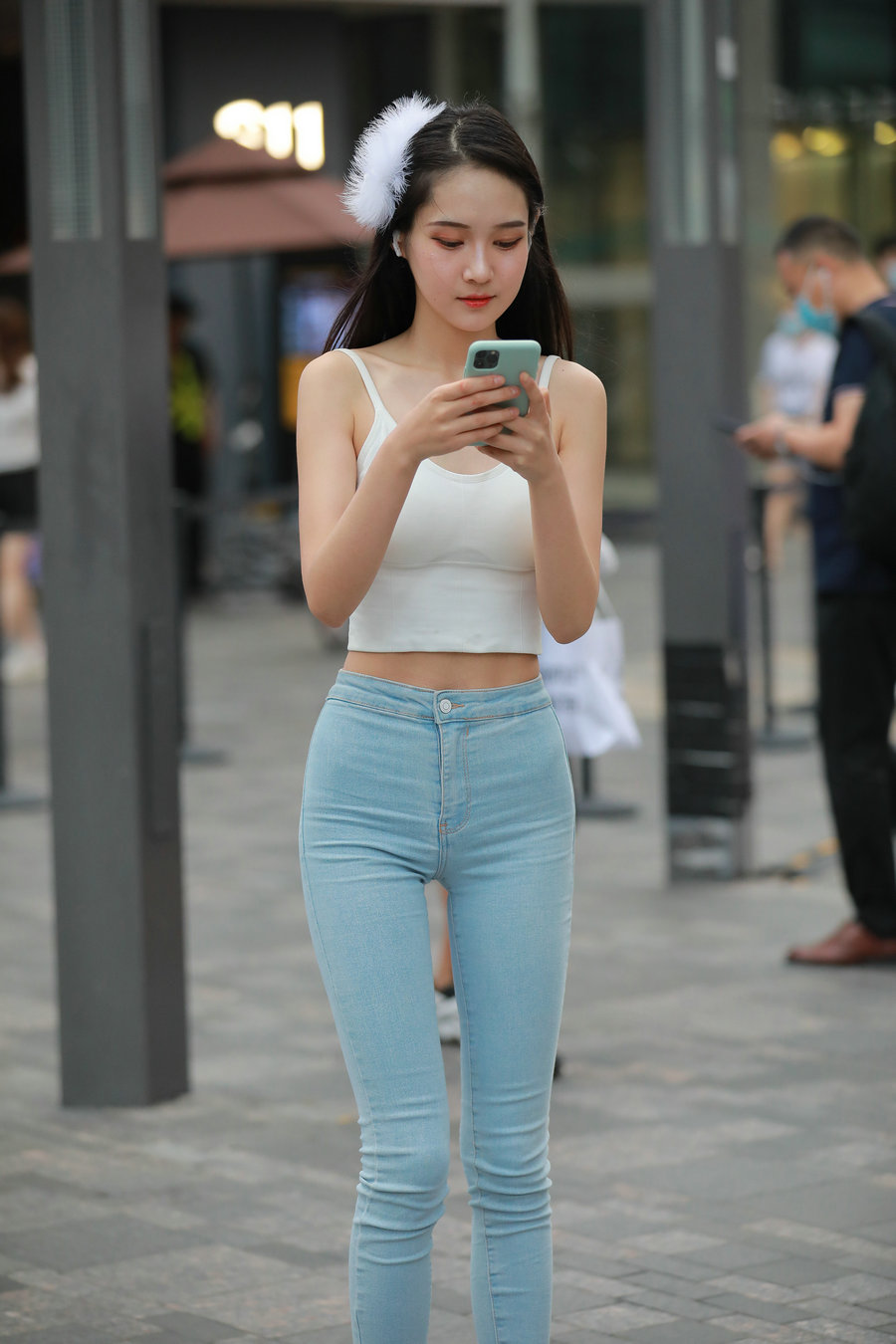 图片[3]-非常漂亮的牛仔裤女孩 J2144 98P1V-1.92GB-虎哥图库