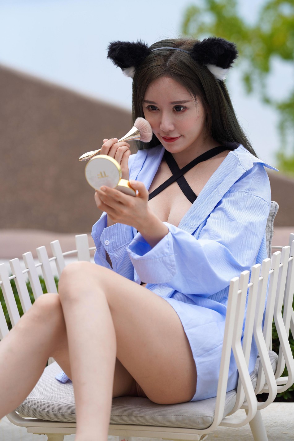 图片[5]-可爱的猫耳朵比基尼美少女【394P】00043-虎哥图库