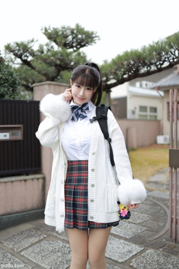 甜美小姐姐朱可儿：下课后来一场尾随的约会-虎哥图库