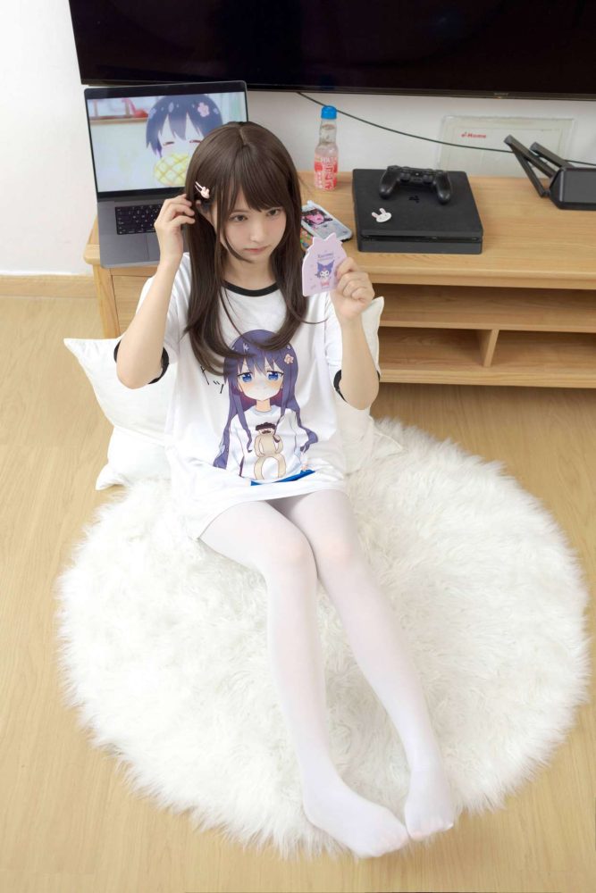 二次元白丝美少女【69P】20027-虎哥图库