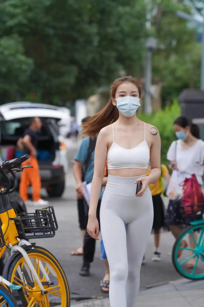 灰色瑜伽裤女孩 J1323 723P4V-17.9GB-虎哥图库