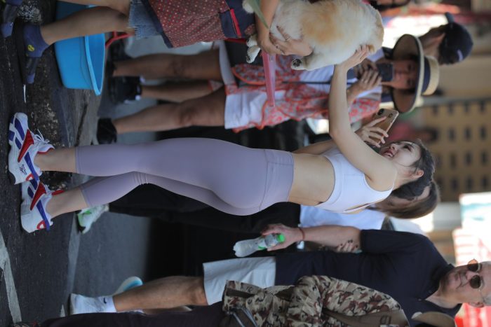 逛街的马尾辫瑜伽老师【556P】00016-虎哥图库