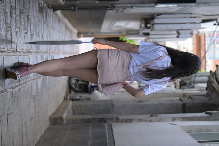 非常清纯甜美的短裙姑娘在逛街【458P】00052-虎哥图库