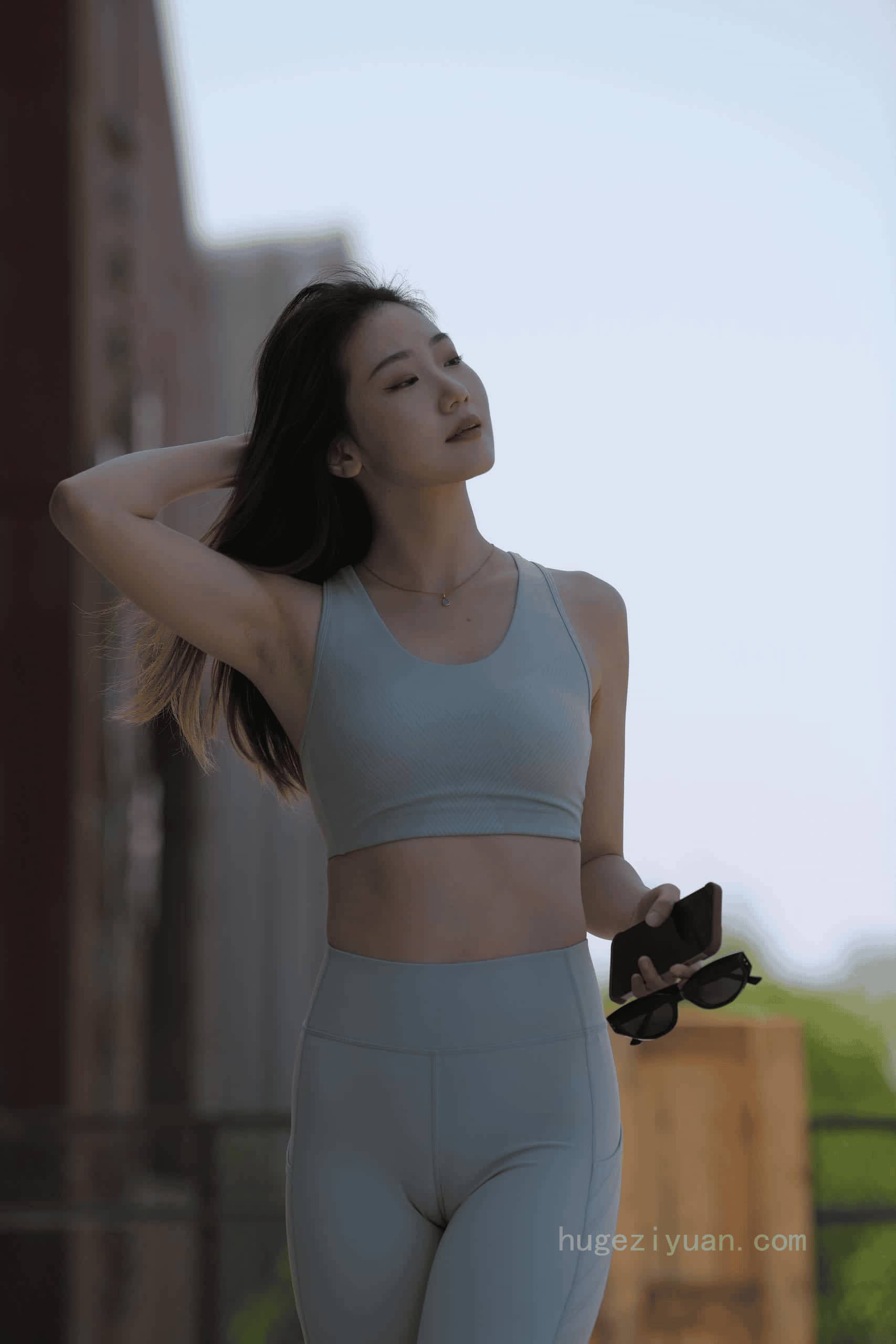 图片[4]-浅绿色瑜伽美女日常【743P】J6194-虎哥图库