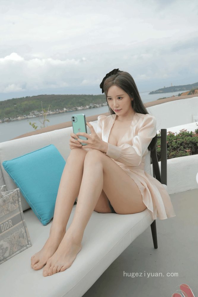 戴黑色蝴蝶结的长发女孩【369P】P0027-虎哥图库