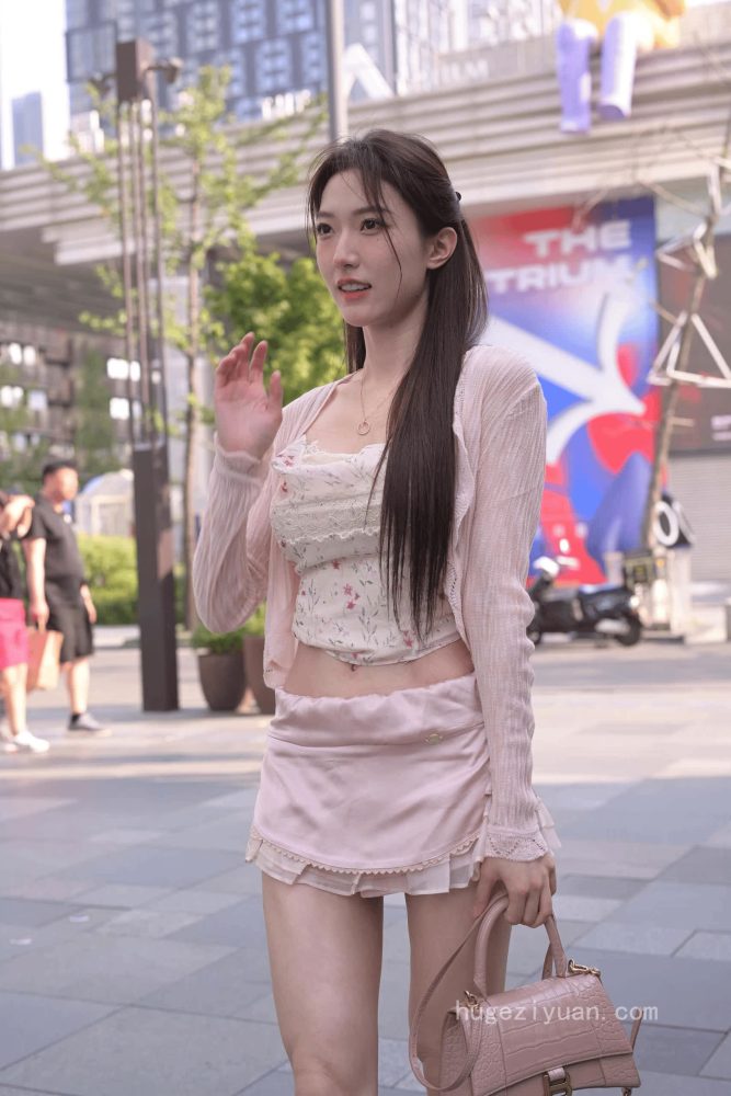 穿蕾丝蛋糕裙的粉色系少女【131P】J7577-虎哥图库