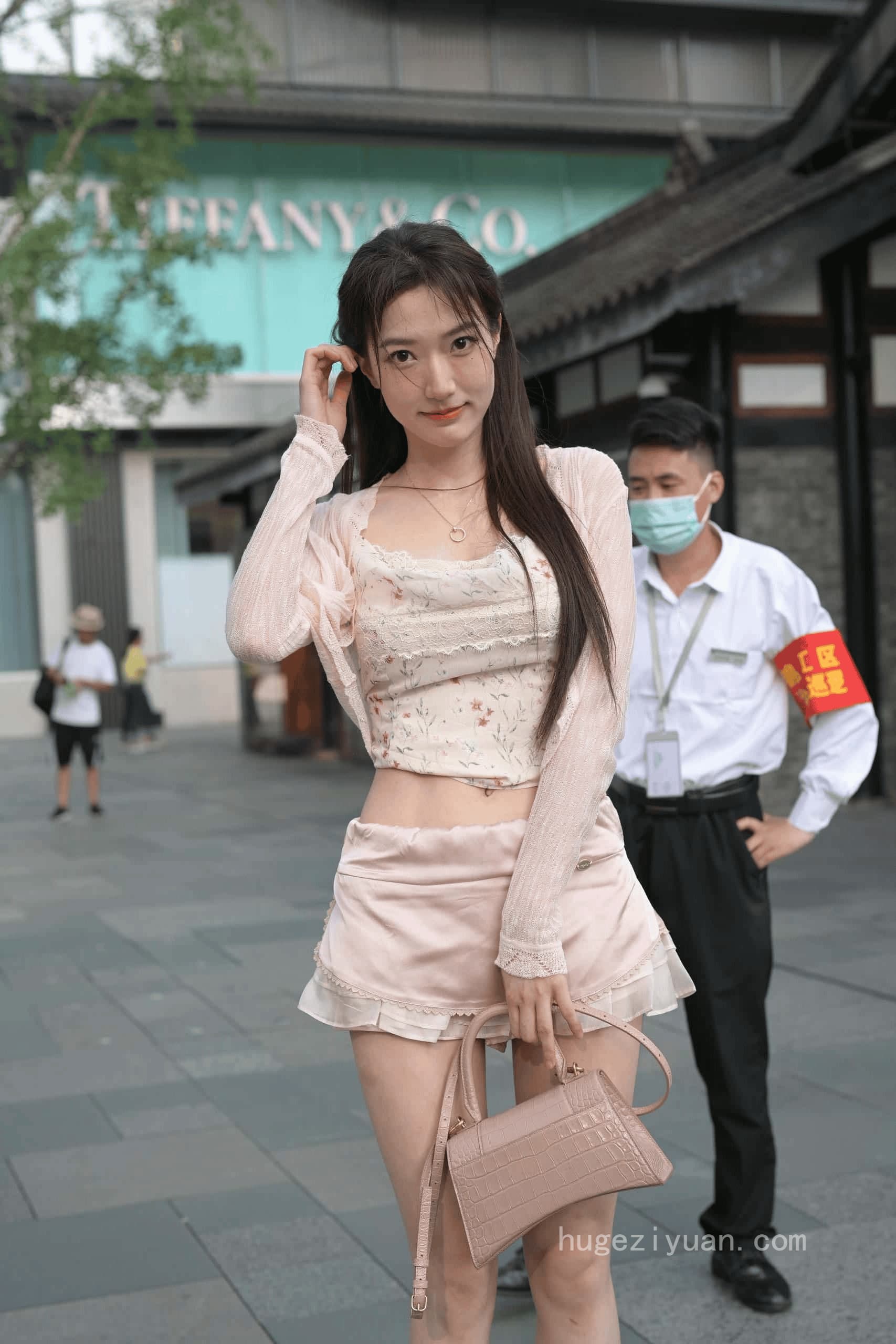 图片[2]-穿蕾丝蛋糕裙的粉色系少女【131P】J7577-虎哥图库