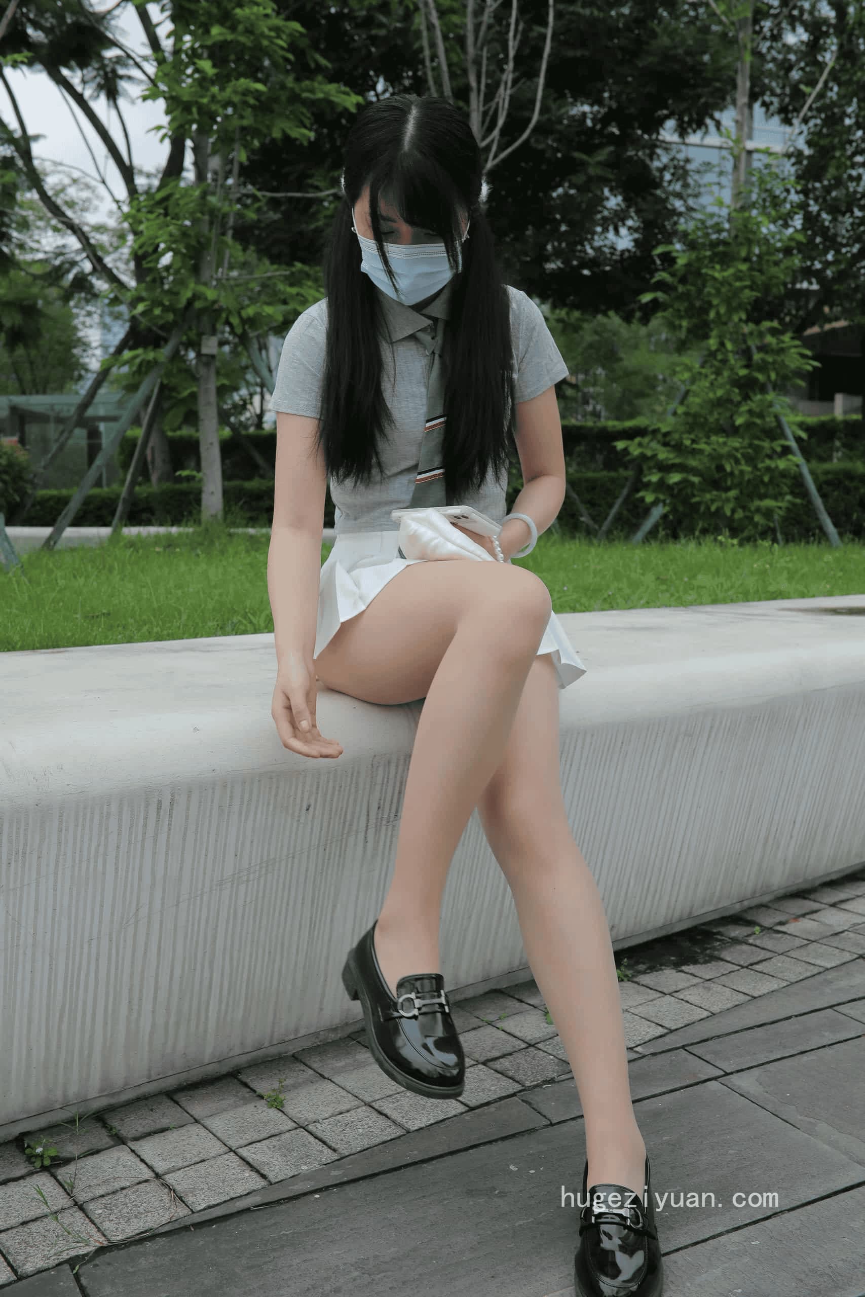 图片[2]-百褶裙少女的心事【476P】J1374-虎哥图库