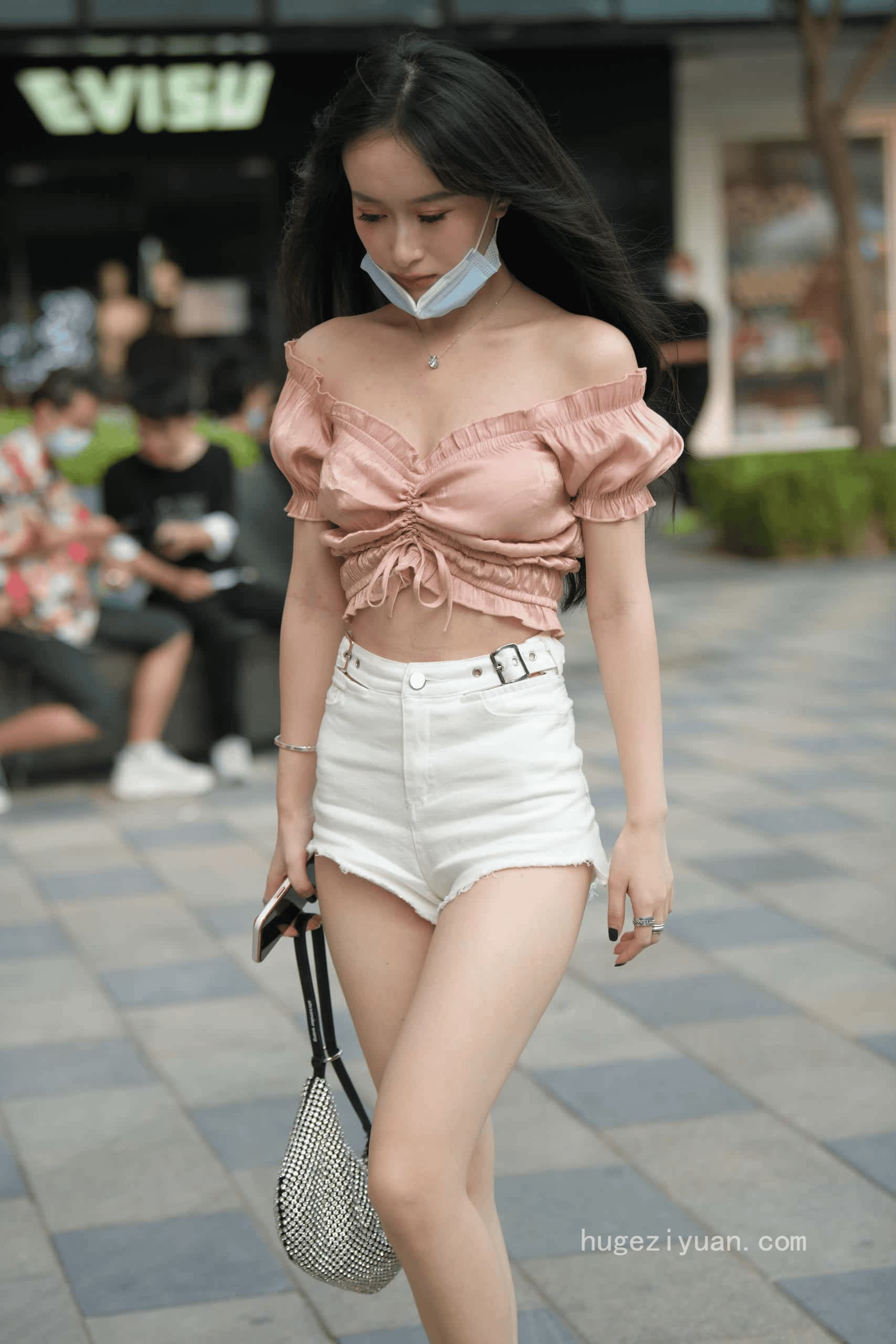 图片[4]-清纯动人粉白搭配【100P】J7926-虎哥图库