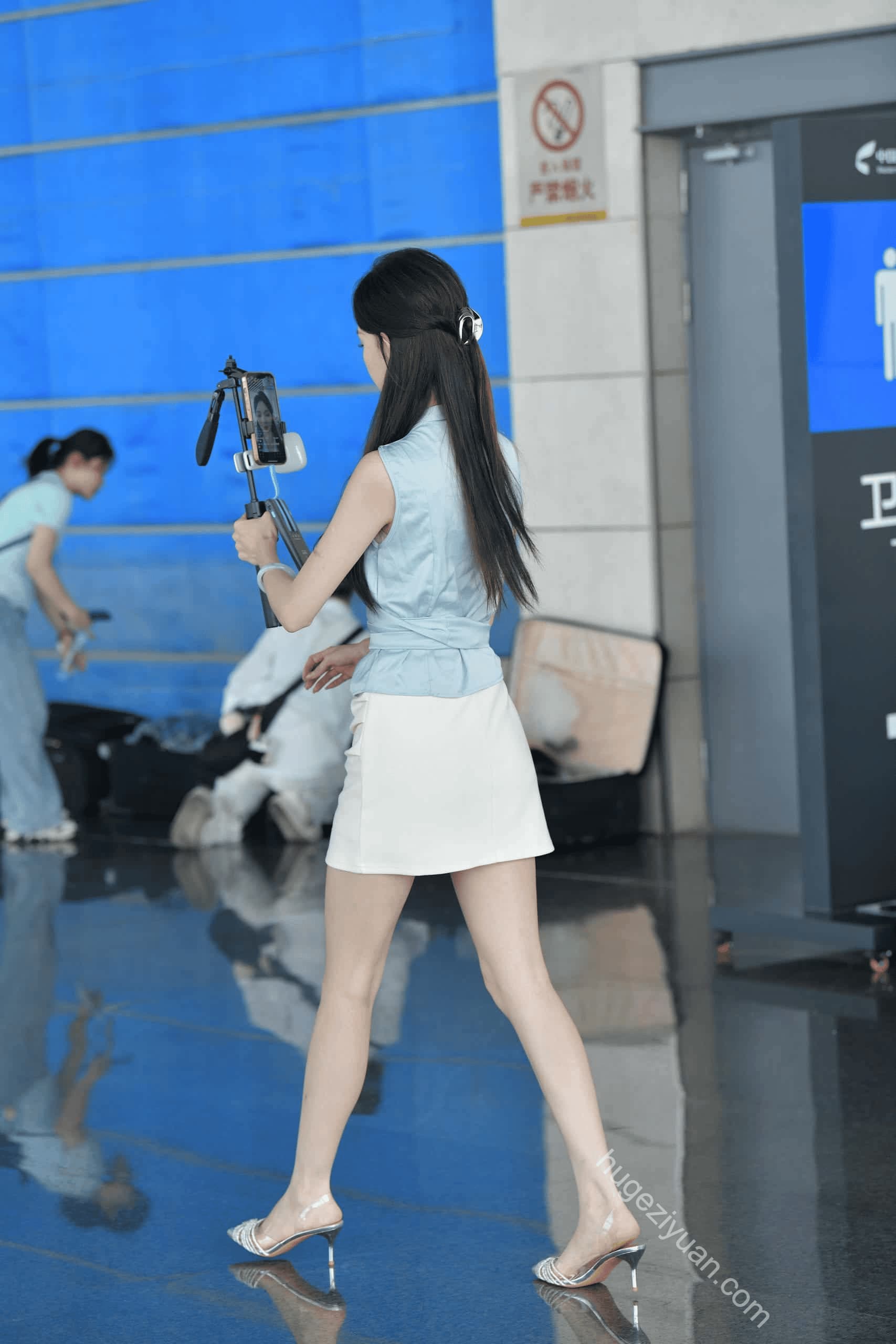 图片[3]-穿白色短裙的甜美主播【120P】J8099-虎哥图库