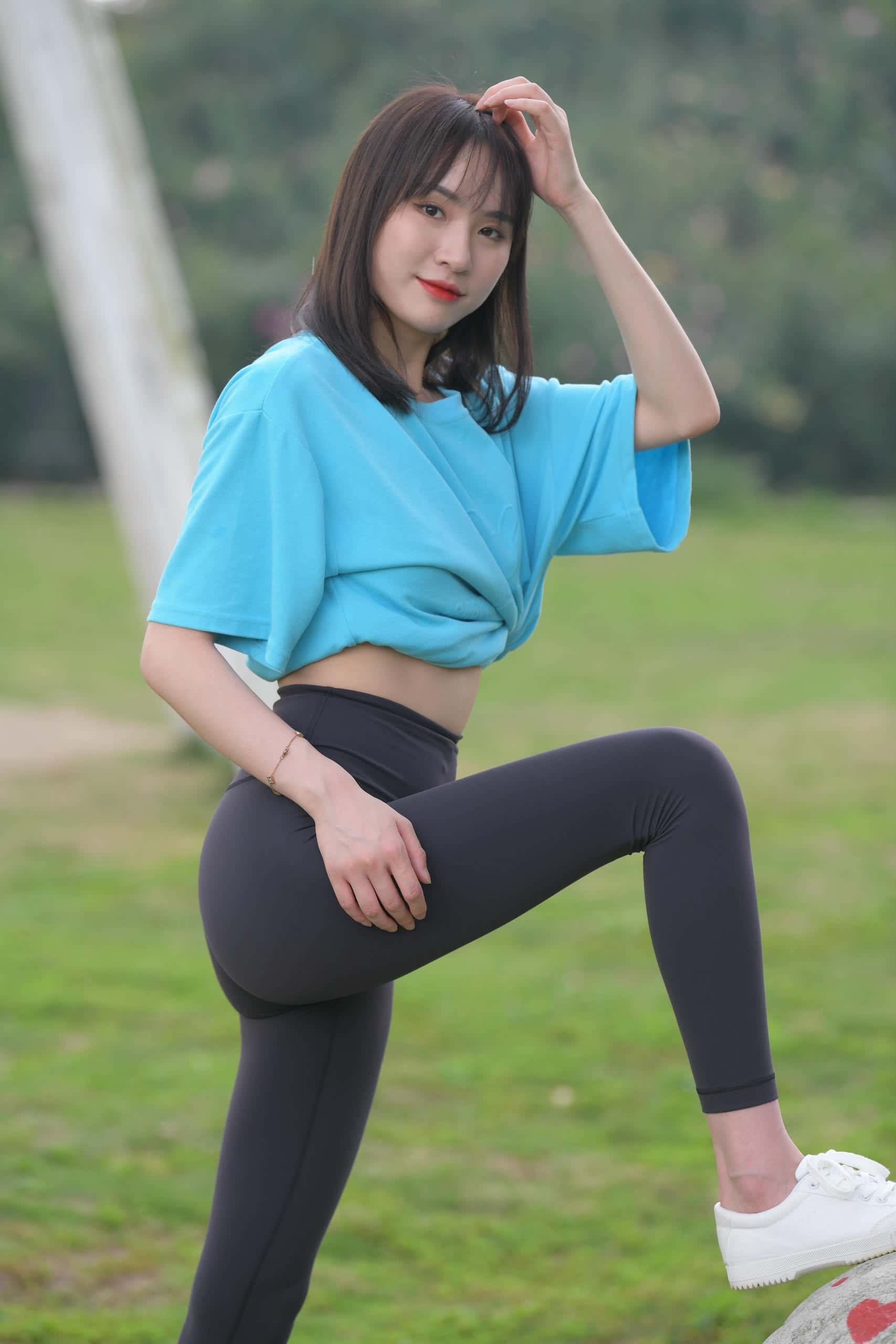 图片[3]-乖乖女瑜伽裤女孩【538P】J2224-虎哥图库