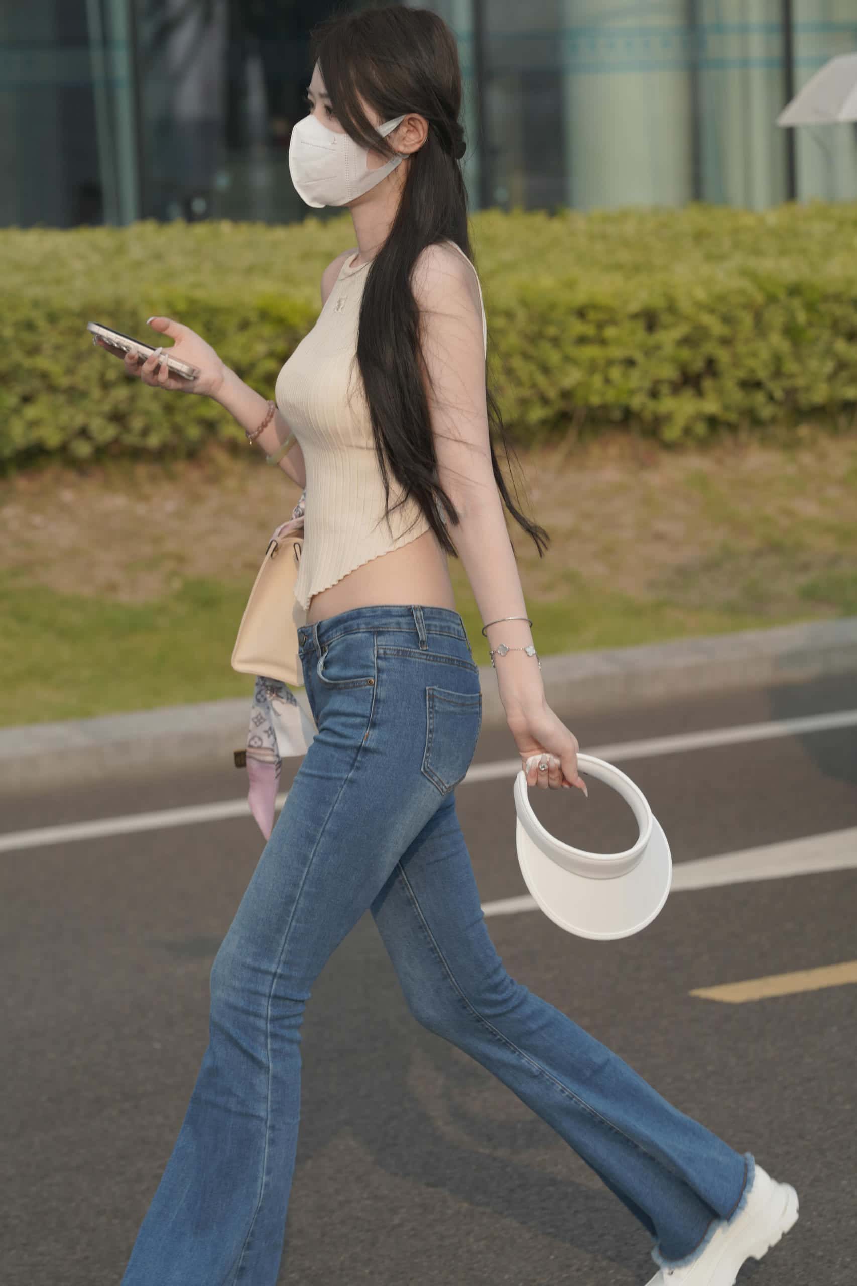 图片[3]-清纯喇叭牛仔裤女孩 【79P】J3591-虎哥图库