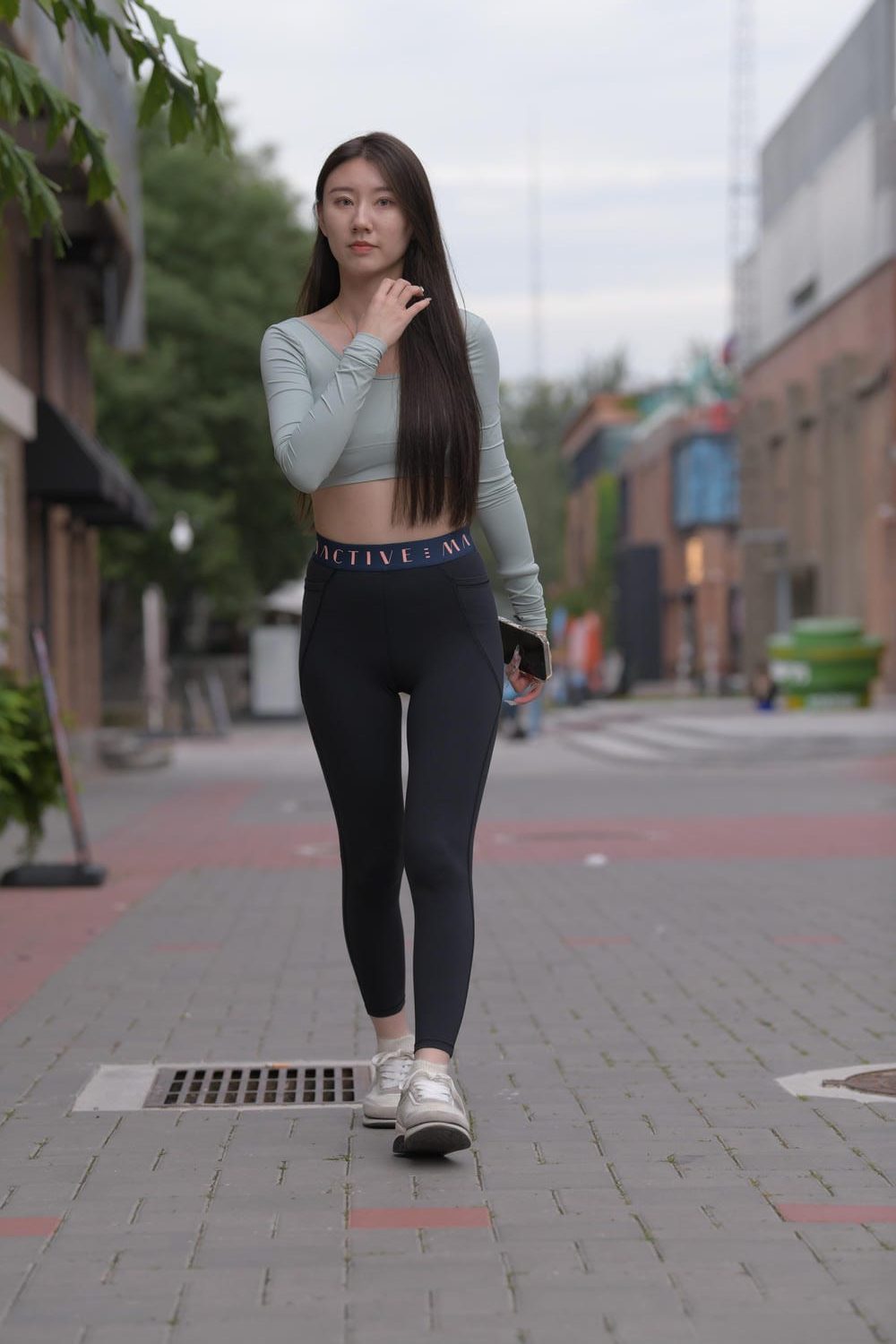 黑色紧身裤运动装美女［415P 8.94G］M87100-虎哥图库