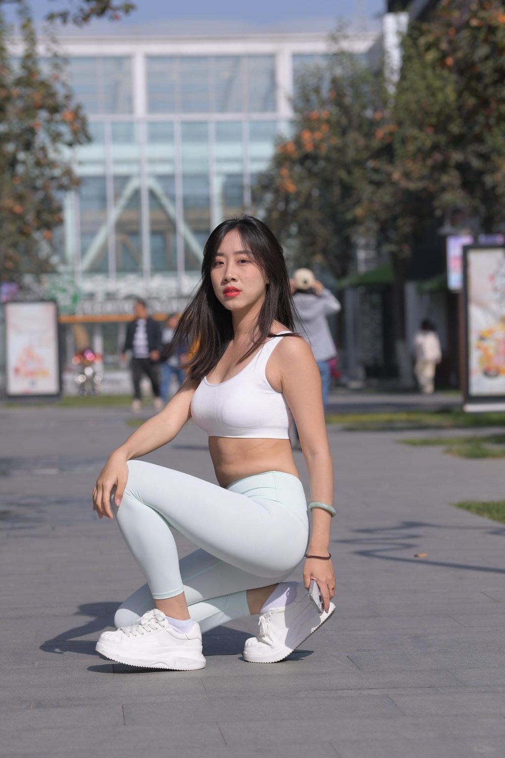 图片[3]-学姐风瑜伽裤美女（701P）M87091-虎哥图库