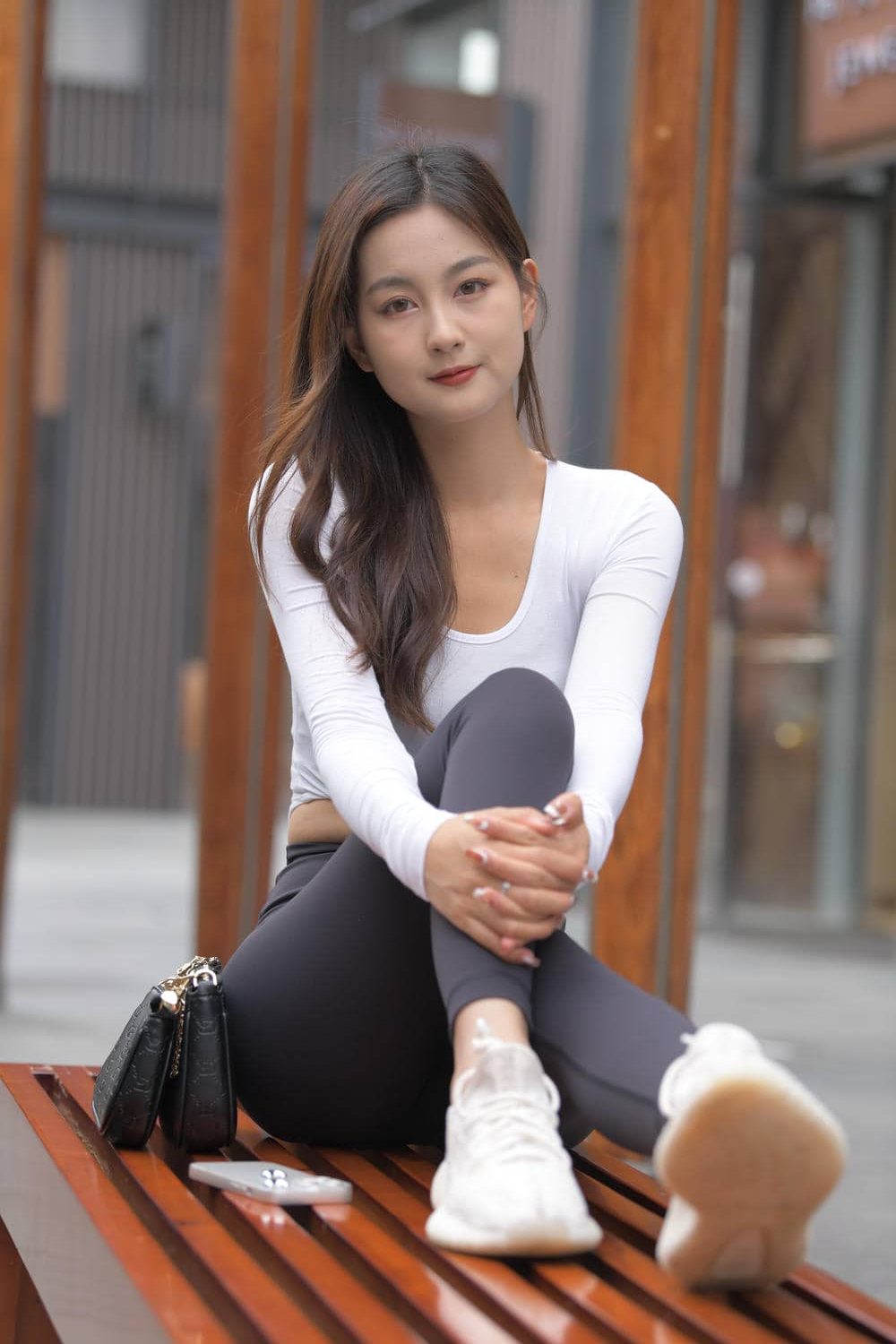 图片[3]-黑色瑜伽裤美女（650P）M87063-虎哥图库