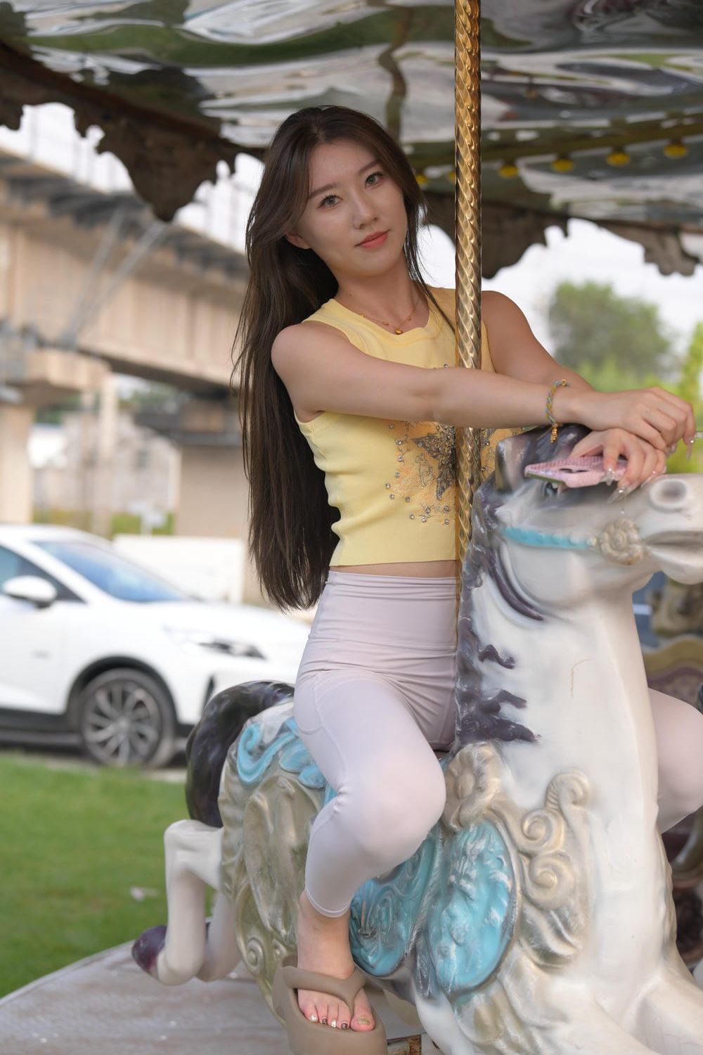 图片[2]-灰色瑜伽裤小姐姐（491P）M87041-虎哥图库