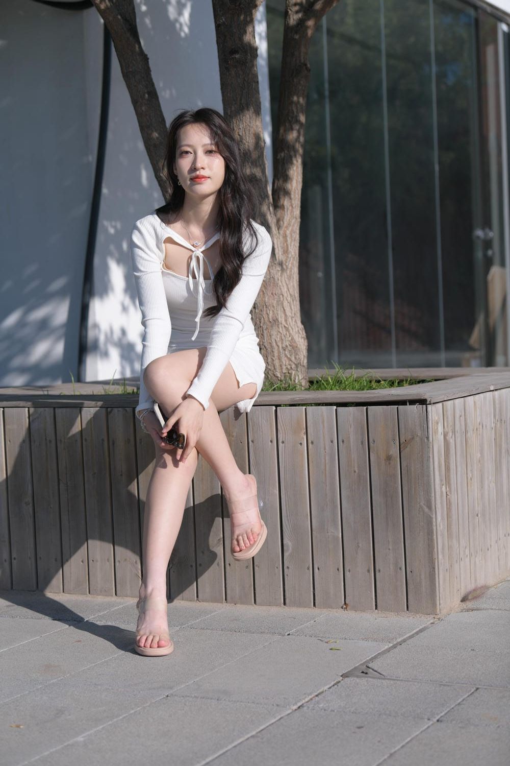 图片[4]-白裙女孩高挑学院风（637P）M87033-虎哥图库